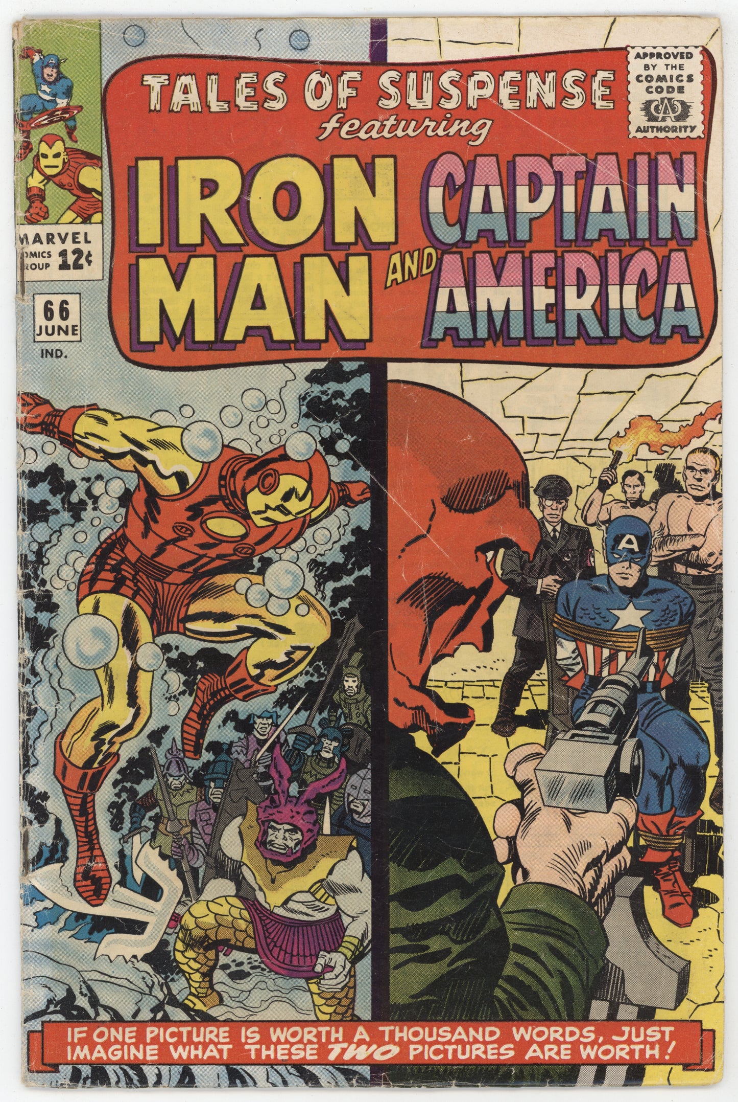 Tales Of Suspense 66 Marvel 1965 VG Iron Man Captain America Red Skull Stan Lee