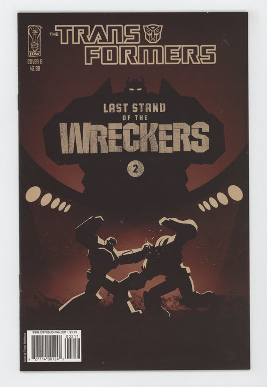 Transformers Last Stand of the Wreckers 2 B IDW 2010 Trevor Hutchinson Variant