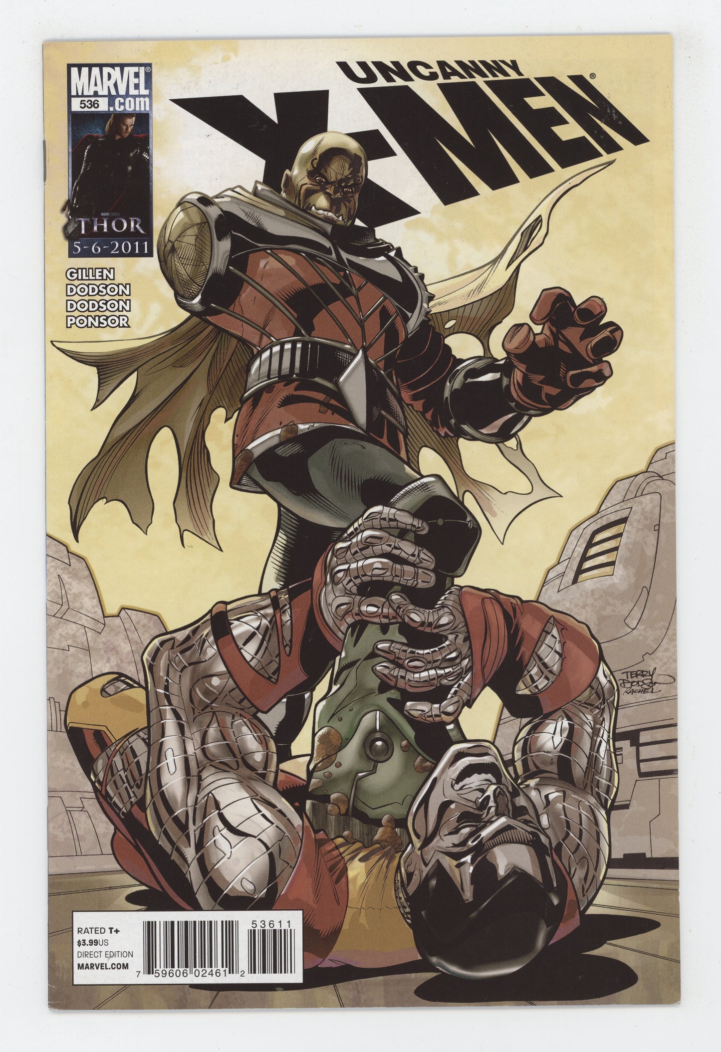 Uncanny X-Men 536 Marvel 2011 NM Terry Dodson Colossus - Golden Apple Comics