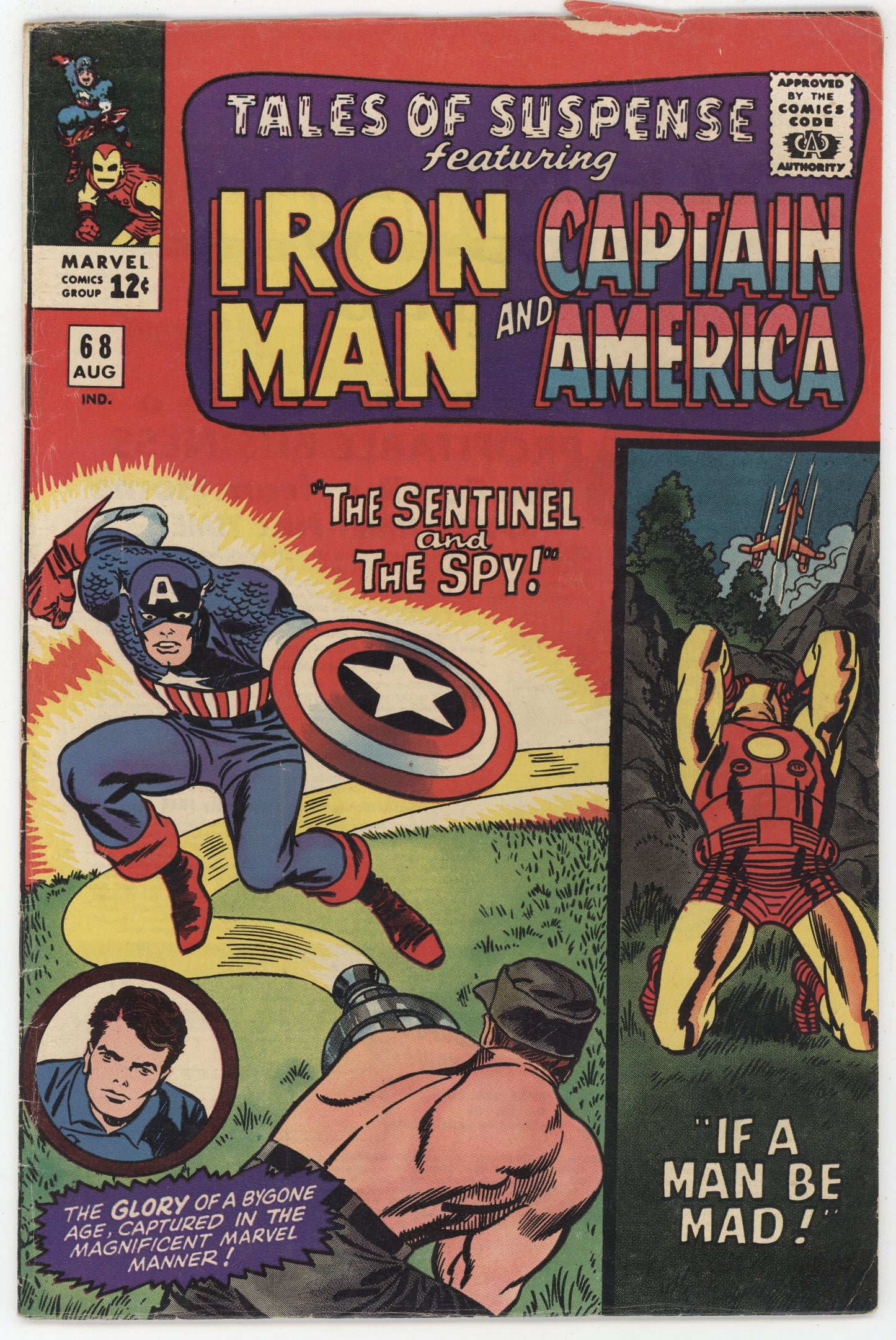 Tales Of Suspense 68 Marvel 1965 VG Iron Man Captain America Stan Lee Jack Kirby