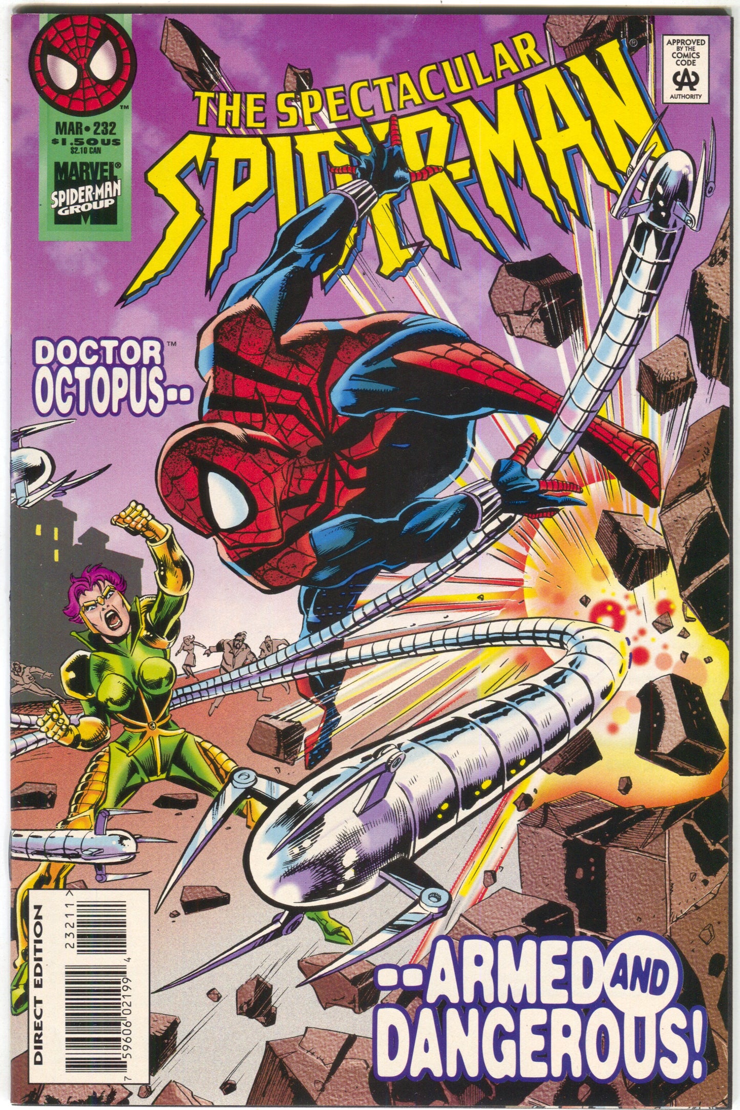 Spectacular Spider-Man 232 Marvel 1996 NM Dr. Octopus Sal Busceama
