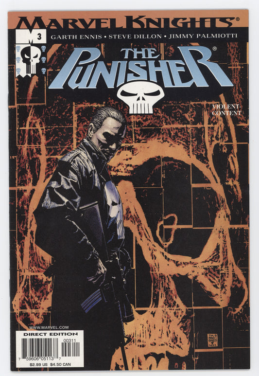 Punisher 3 6th Series Marvel Knights 2001 NM- Garth Ennis Tim Bradstreet