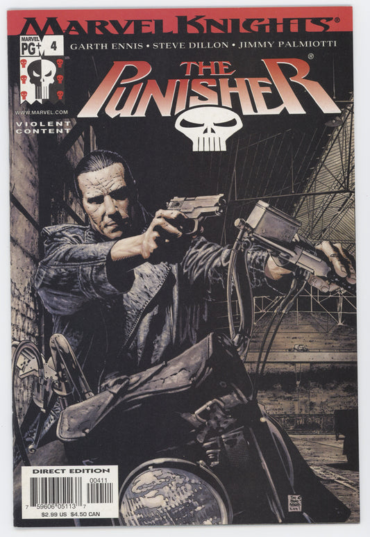 Punisher 4 6th Series Marvel Knights 2001 NM Garth Ennis Tim Bradstreet