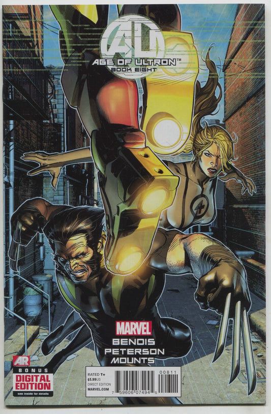 Age of Ultron #8 A Marvel 2013 Brandon Peterson Brian Michael Bendis Avengers