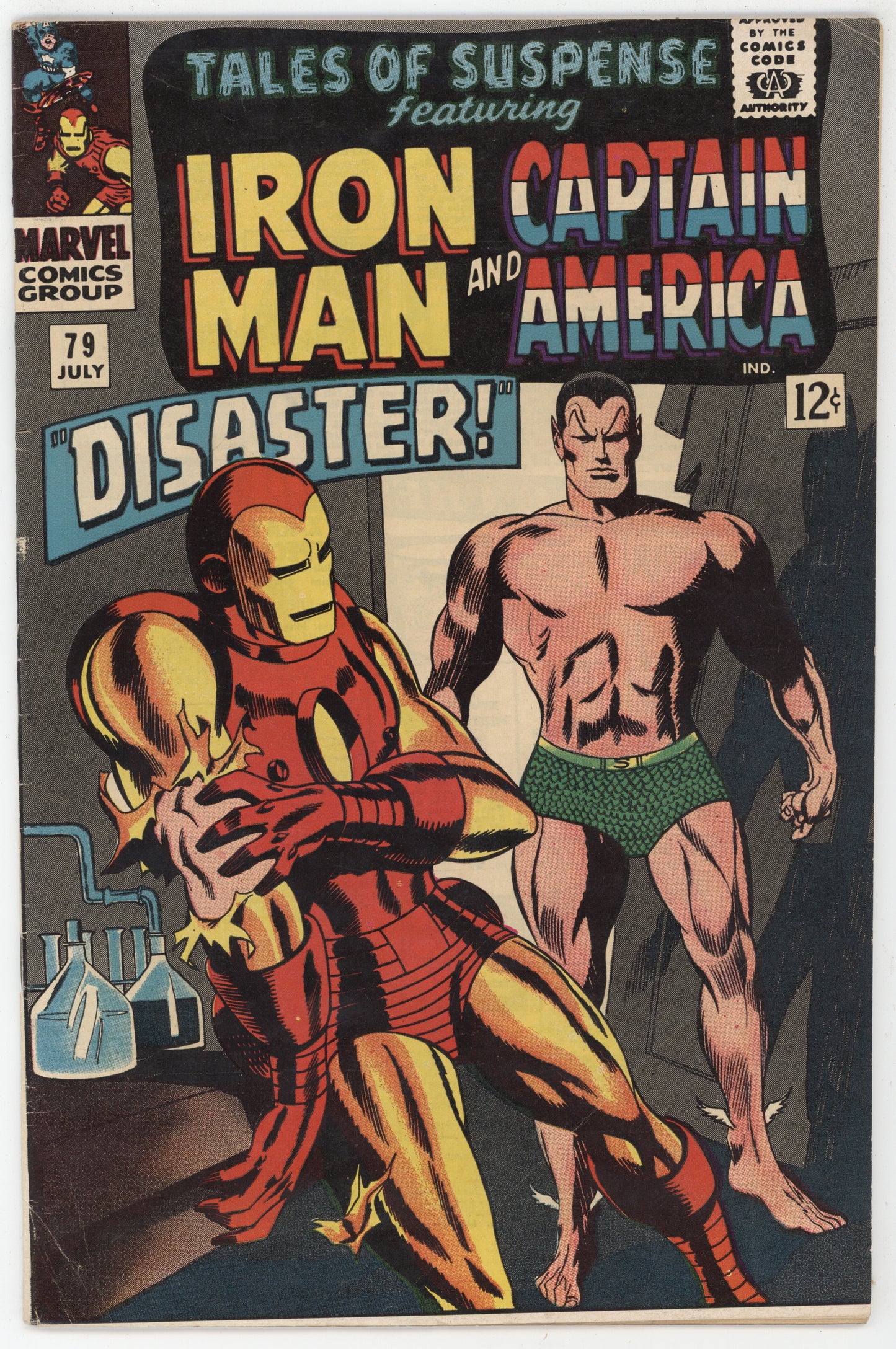 Tales Of Suspense 79 Marvel 1966 FN Iron Man Captain America Namor 1st Cosmic Cube