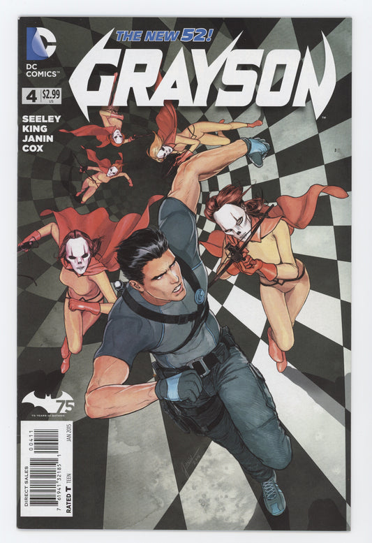 Grayson #4 A DC 2015 Mikel Janin Tim Seeley New 52