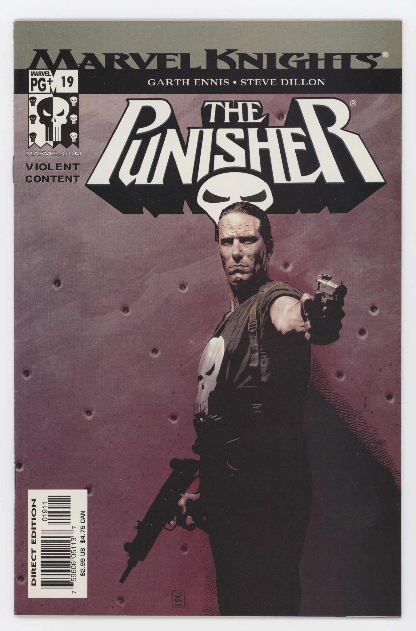 Punisher 19 6th Series Marvel Knights 2003 NM- Tim Bradstreet Garth Ennis