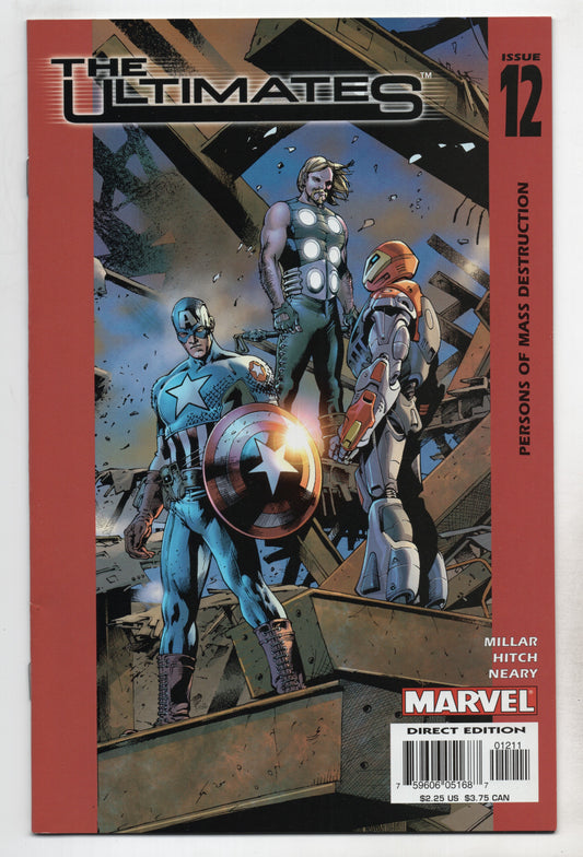 Ultimates 12 Marvel 2003 NM Mark Millar Bryan Hitch Avengers Captain America