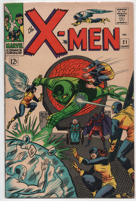 Uncanny X-Men 21 Marvel 1966 FN Lucifer Roy Thomas