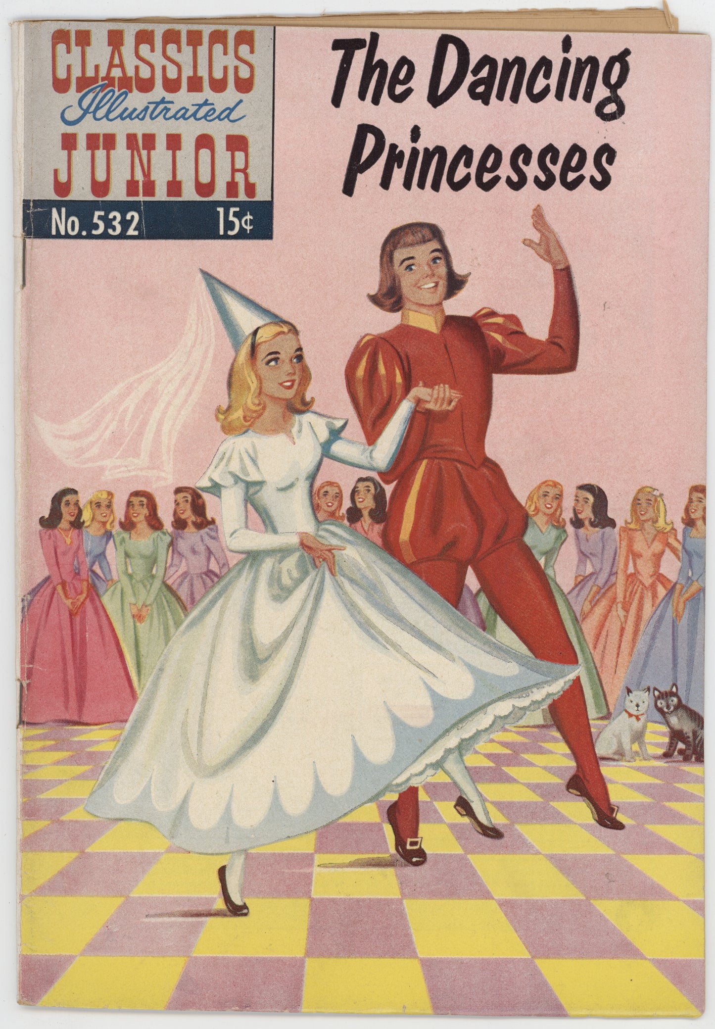 Classics Illustrated Junior 532 Gilberton 1956 VG Dancing Princesses HRN 559
