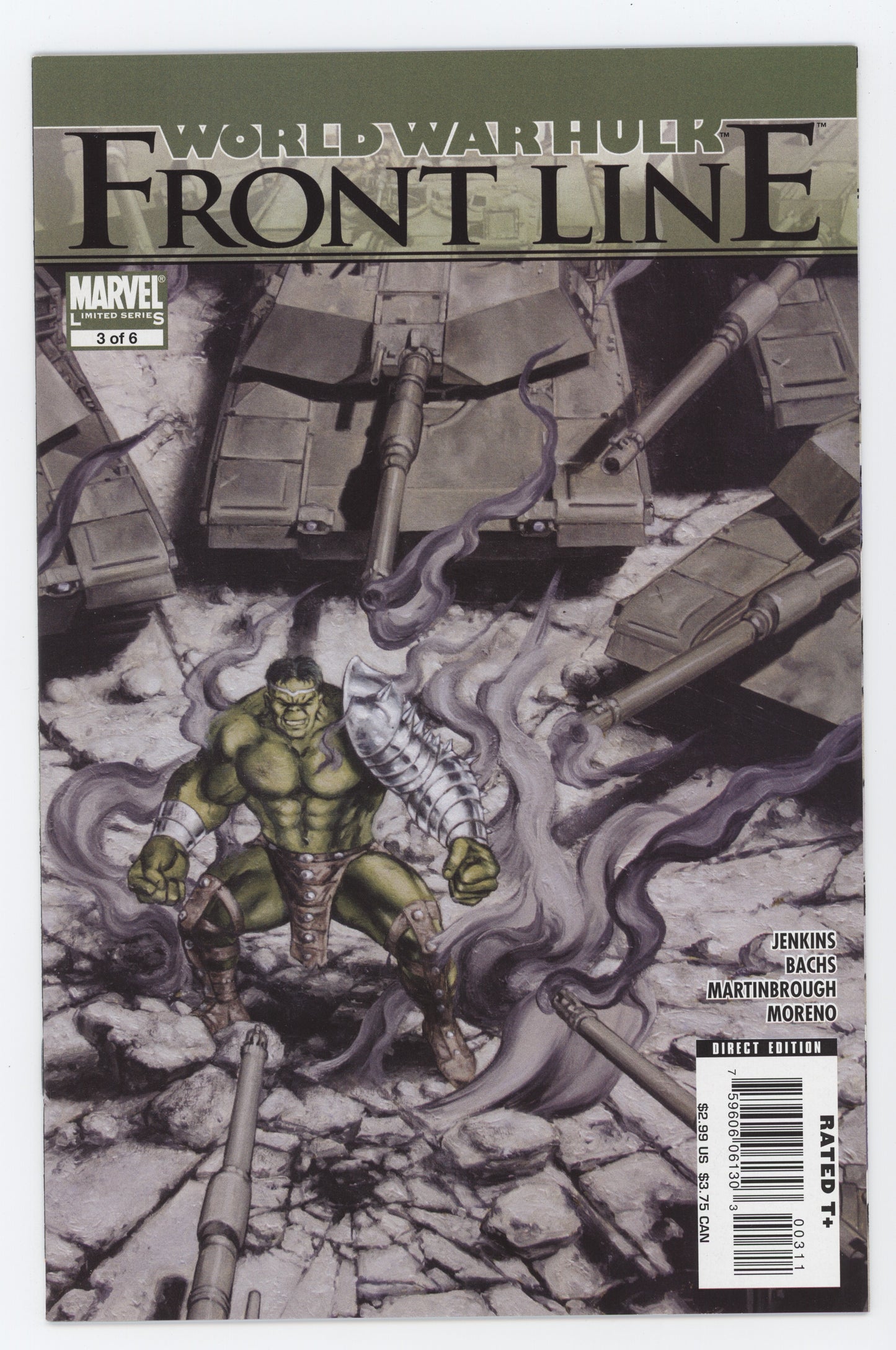 World War Hulk Frontline 3 Marvel 2007 NM Paul Jenkins Daily Bugle