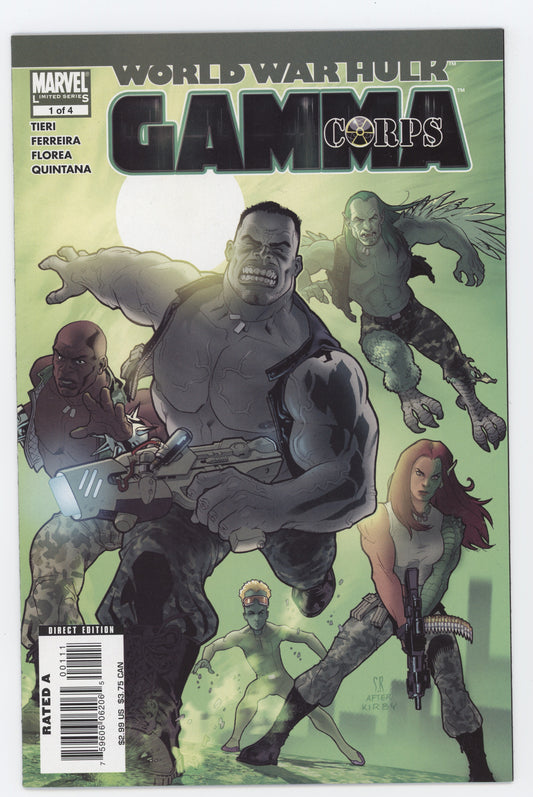 World War Hulk Gamma Corps 1 Marvel 2007 NM Frank Tieri Stephane Roux