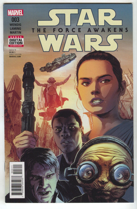 Star Wars Force Awakens #3 A (of 6) Marvel 2016 Mike Deodato Chuck Wendig