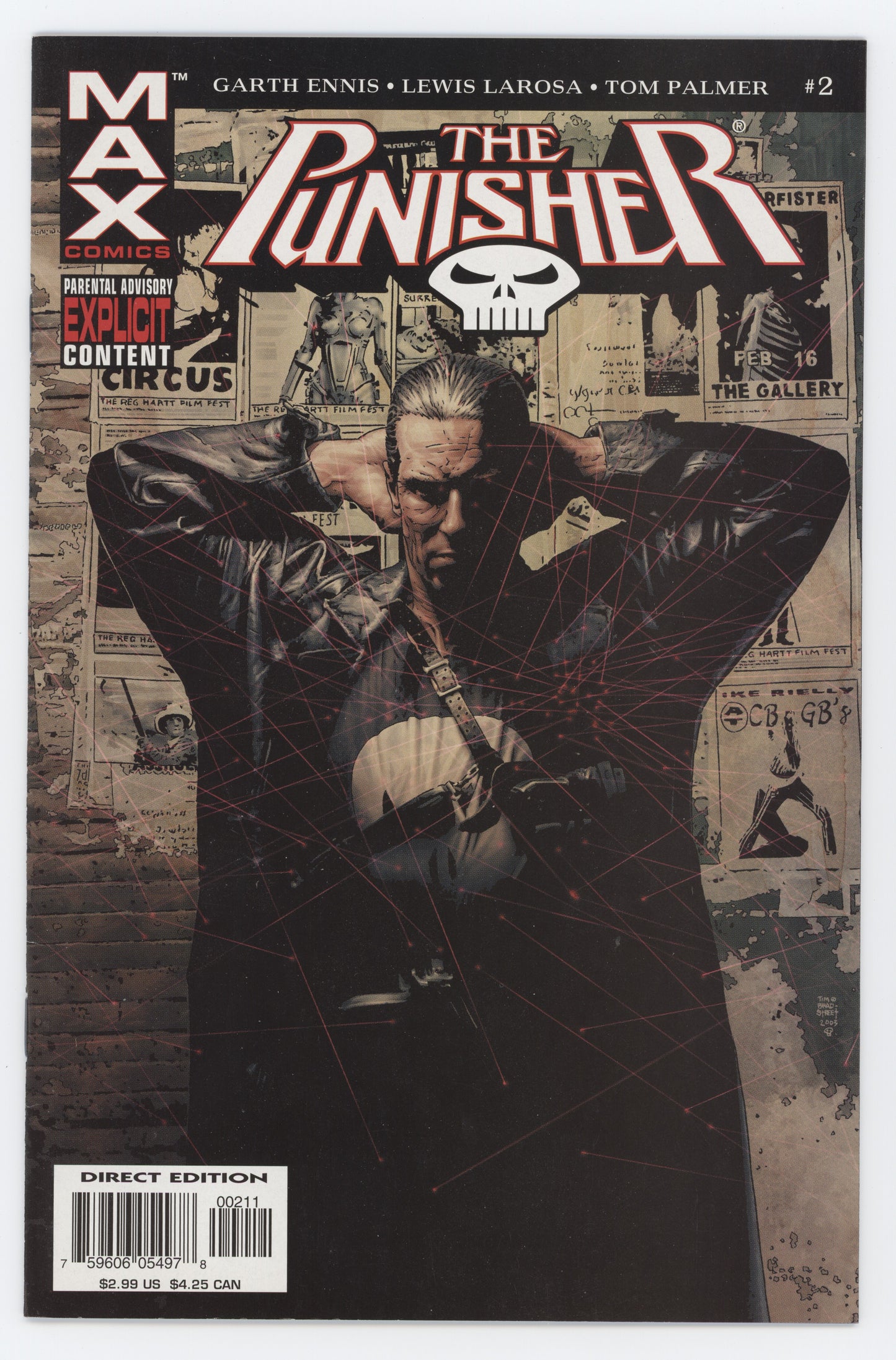 Punisher 2 7th Series Marvel MAX 2004 VF Garth Ennis Tim Bradstreet