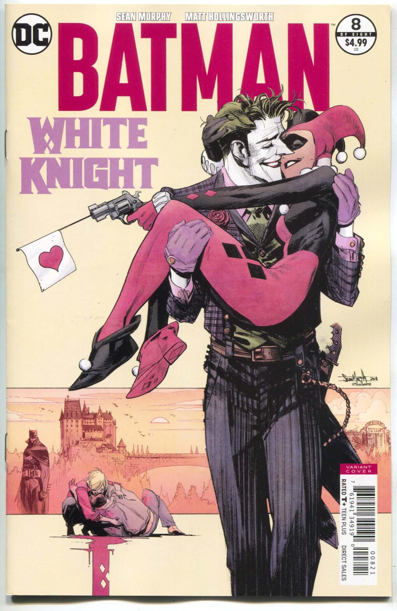 BATMAN WHITE KNIGHT #8 (OF 8) B Sean Murphy Variant Harley Quinn Joker (05/02/2018) DC