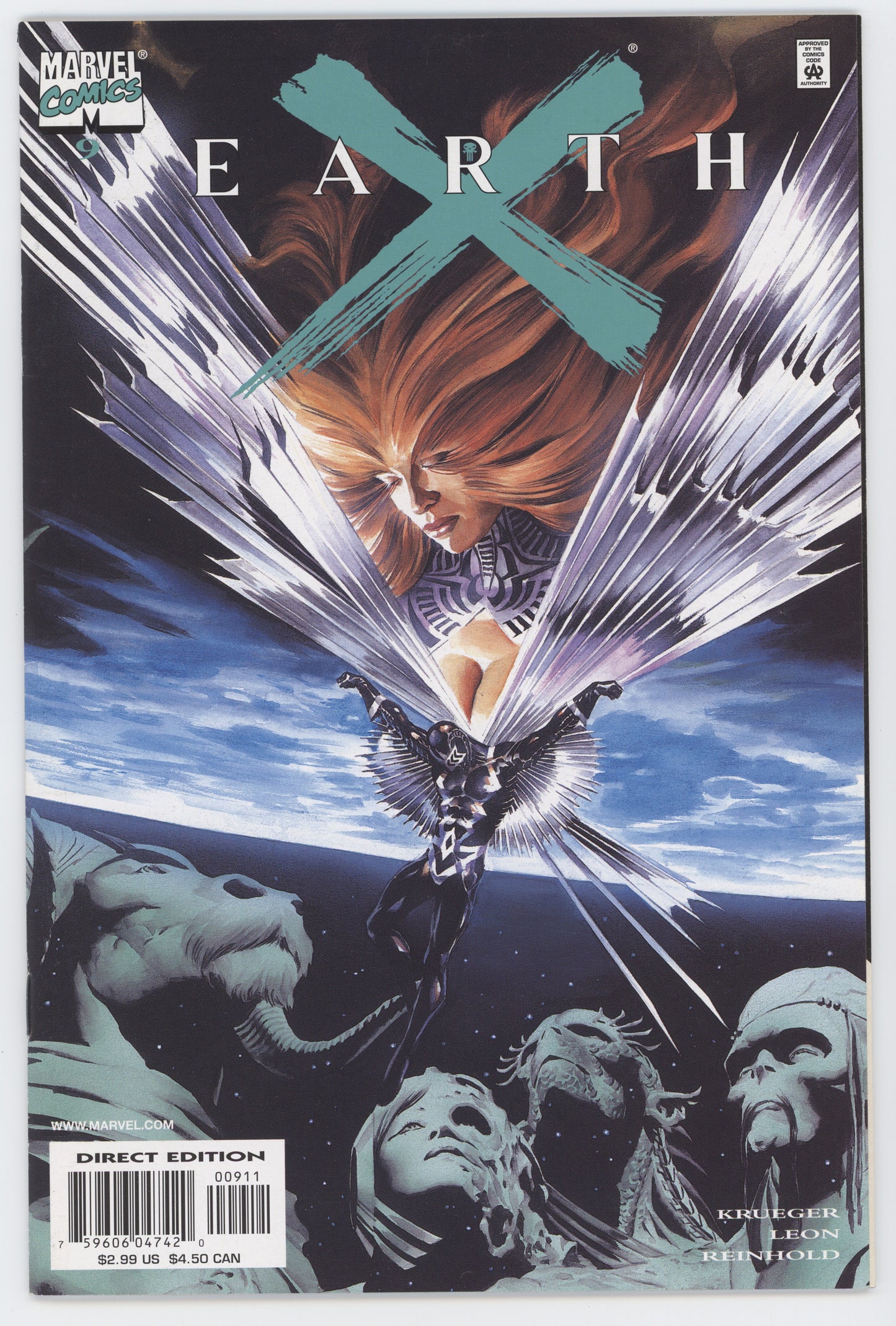 Earth X 9 Marvel 1999 NM- Alex Ross Jim Krueger Black Bolt Excalibur Green Goblin