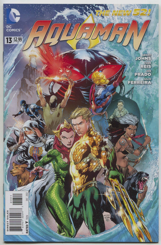 Aquaman 13 A 5th Series DC 2011 NM Joe Prado Ivan Reis