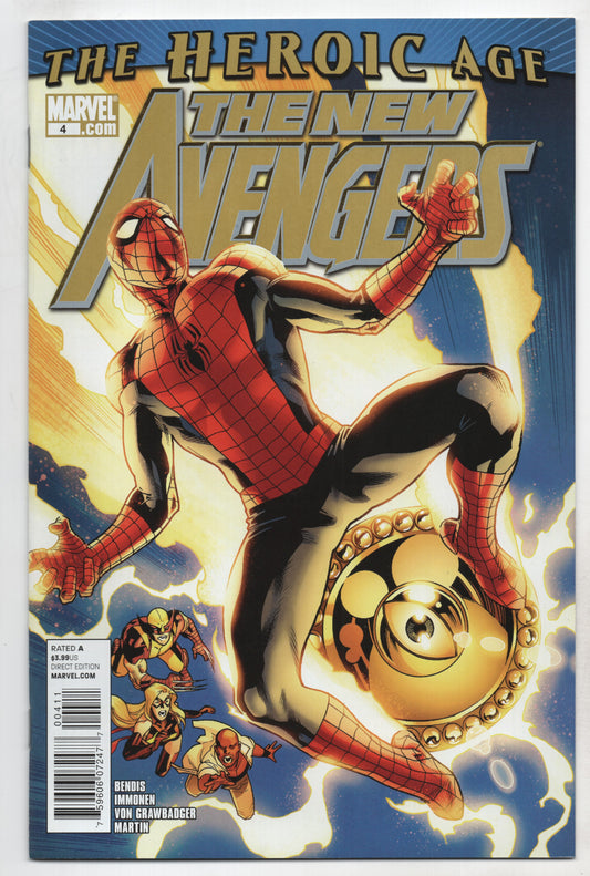 New Avengers 4 A 2nd Series Marvel 2010 Stuart Immonen Heroic Age