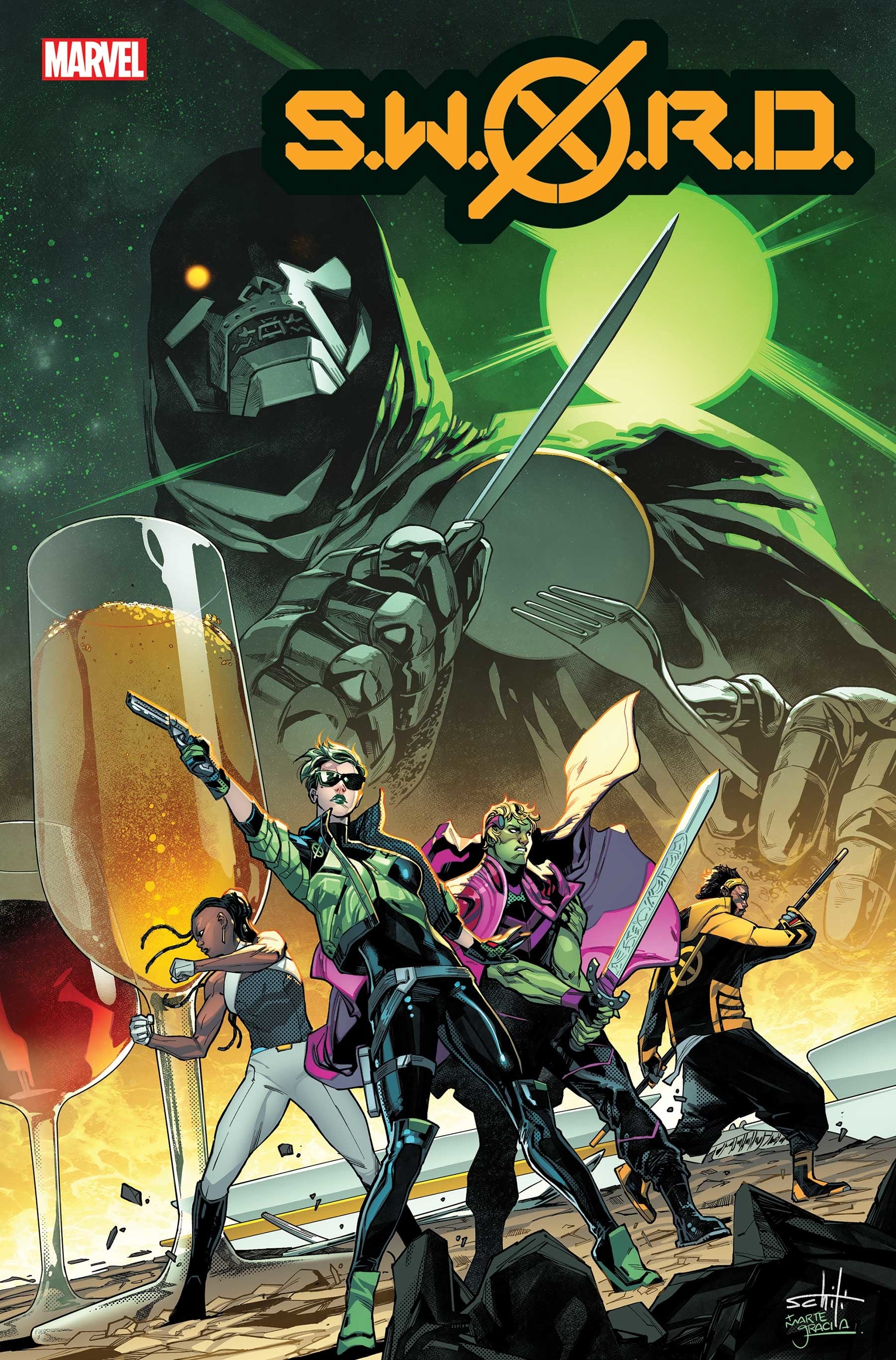 Sword #7 A Valerio Schiti Al Ewing (07/28/2021) Marvel | Golden