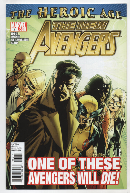 New Avengers 6 2nd Series Marvel 2011 NM Stuart Immonen Heroic Age