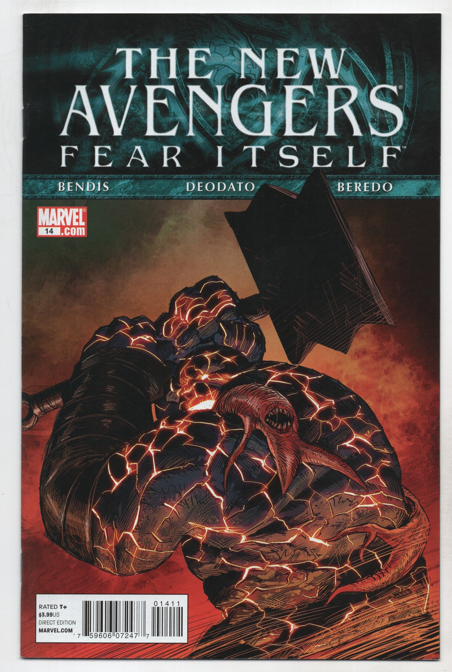 New Avengers 14 2nd Series Marvel 2011 NM Mike Deodato Fear Itself