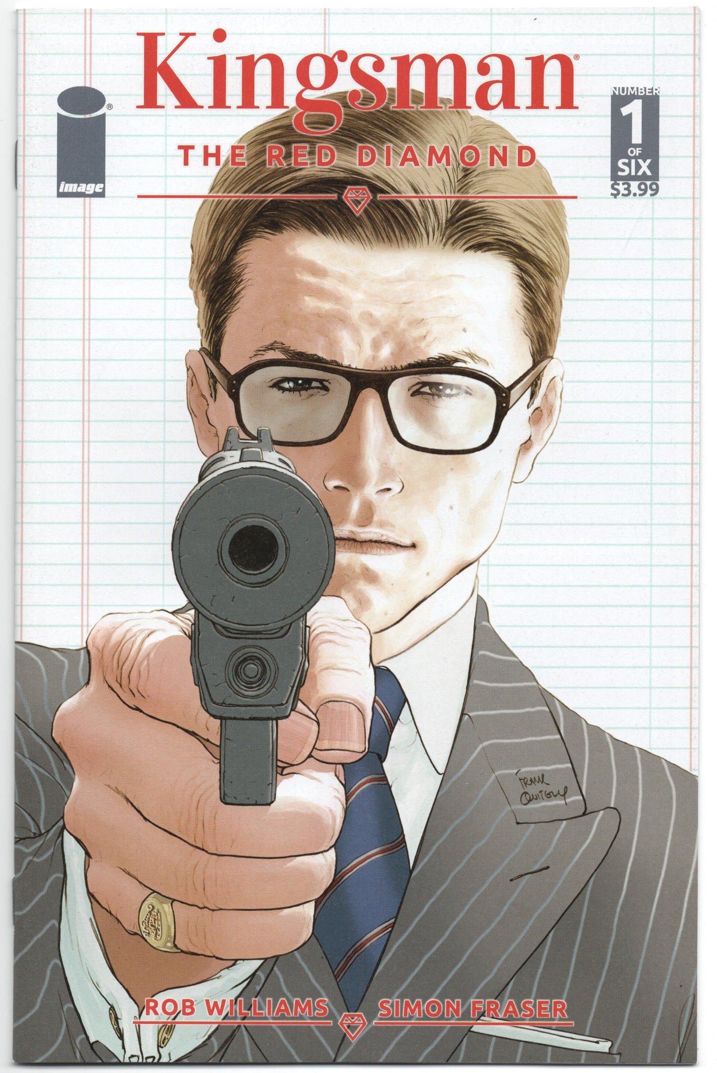 Kingsman The Red Diamond 1 A Image 2017 NM Frank Quietly Movie