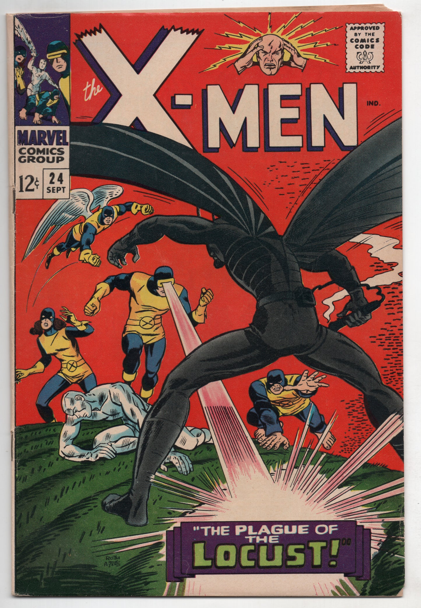 Uncanny X-Men 24 Marvel 1966 VG FN 1st Locust Roy Thomas Werner Roth