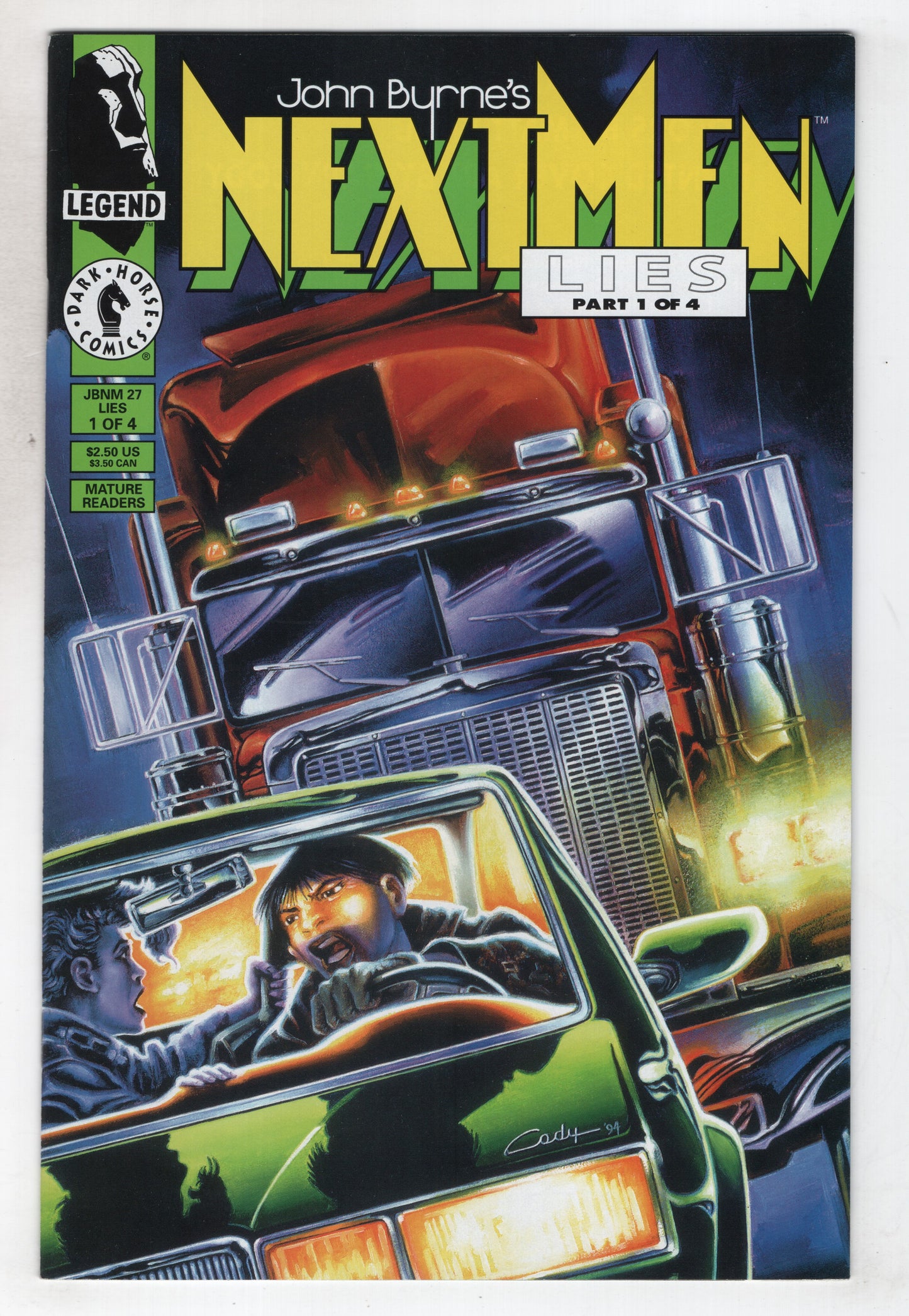 Next Men 27 Dark Horse 1994 NM John Byrne Gary Cody