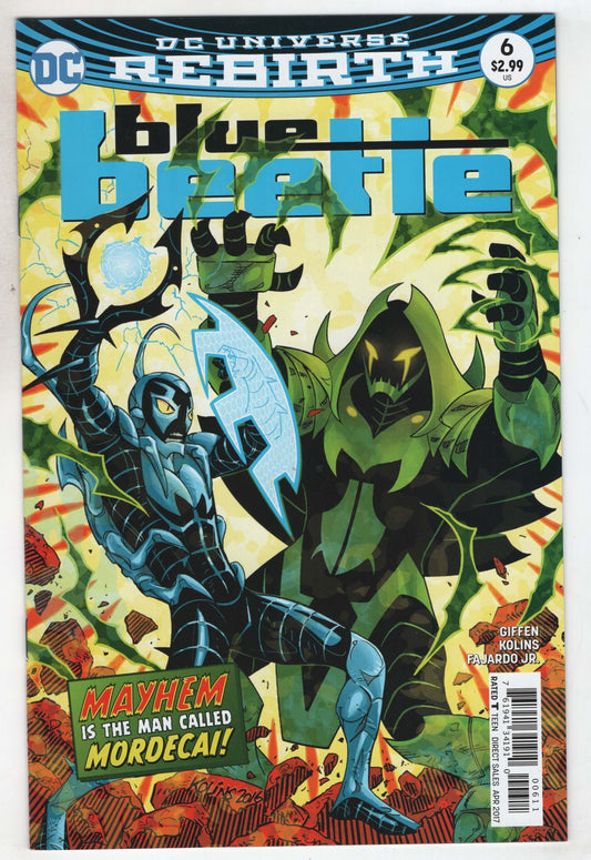 Blue Beetle #6 DC 2016 Scott Kolins Keith Giffen Rebirth