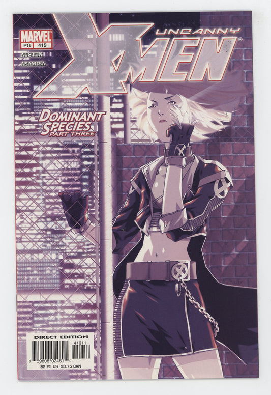 Uncanny X-Men 419 Marvel 2003 Kia Asamiya