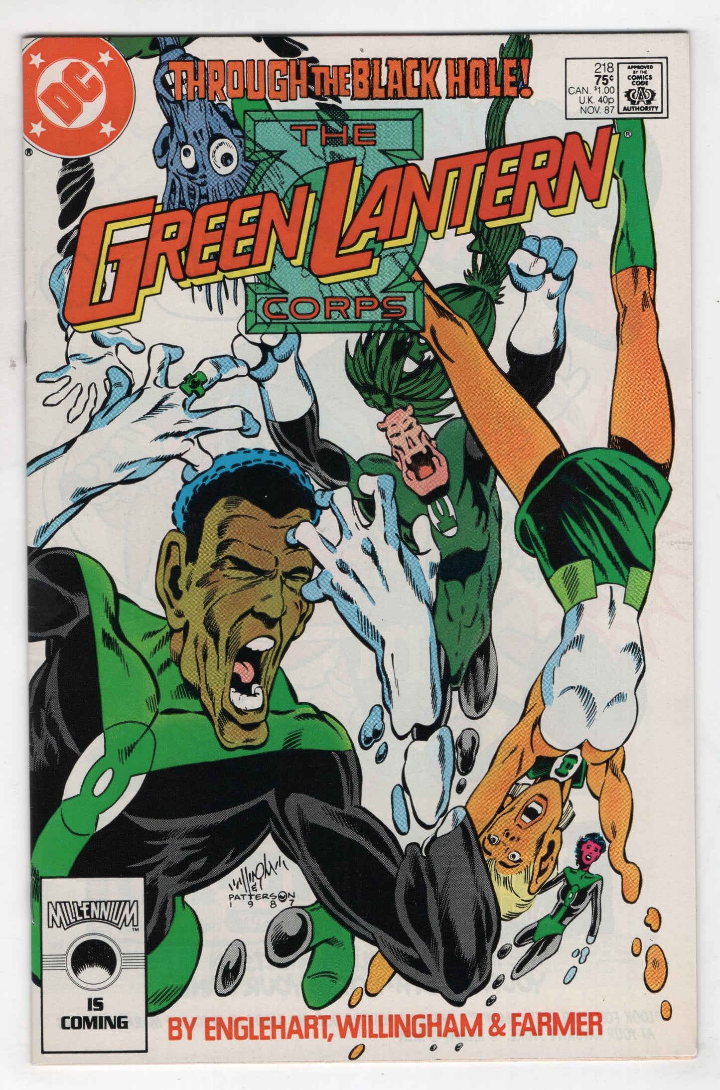 Green Lantern 218 1st Series DC 1987 NM- Corps Sinestro