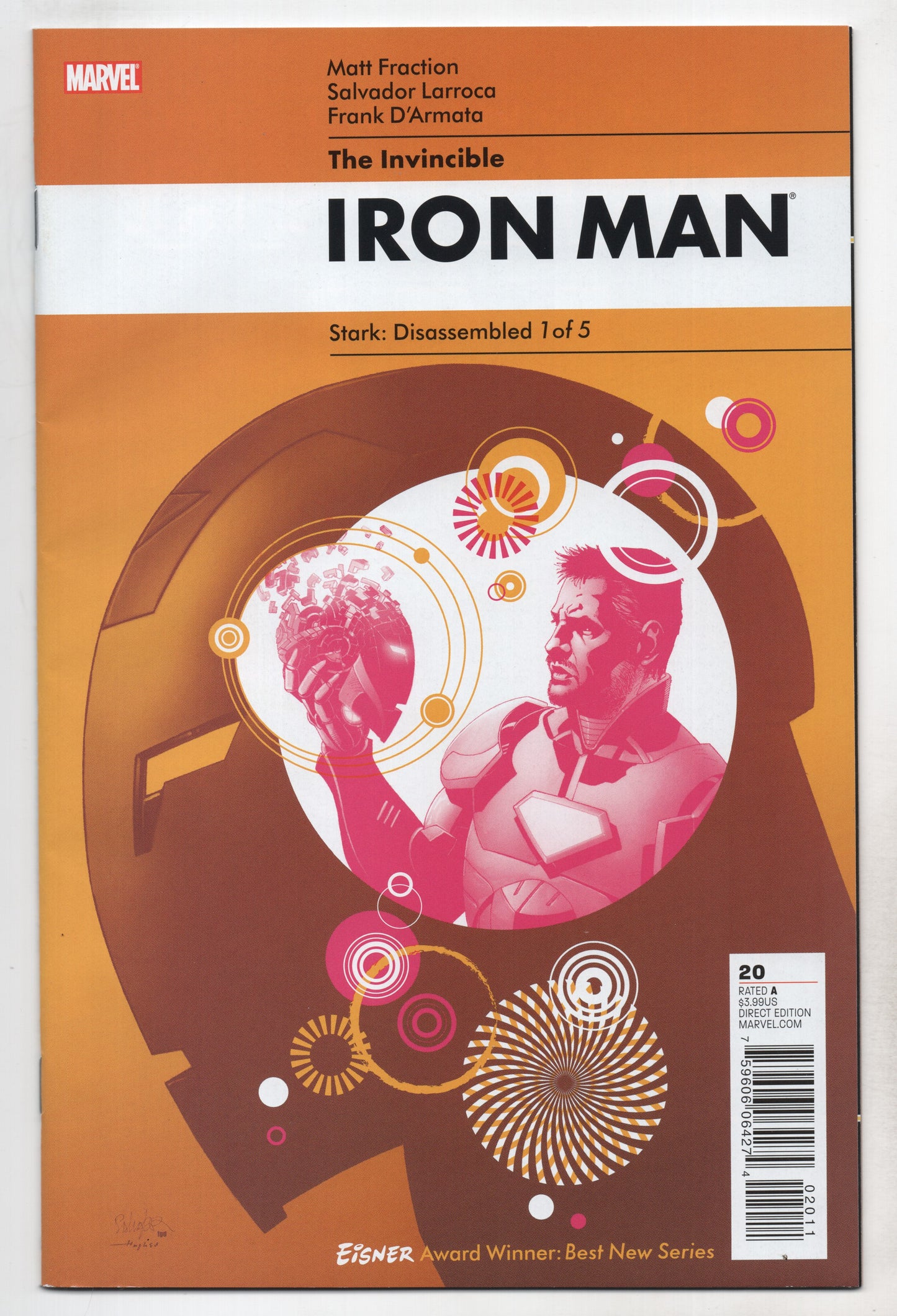 Invincible Iron Man #20 B Marvel 2010 Salvador Larroca Matt Fraction