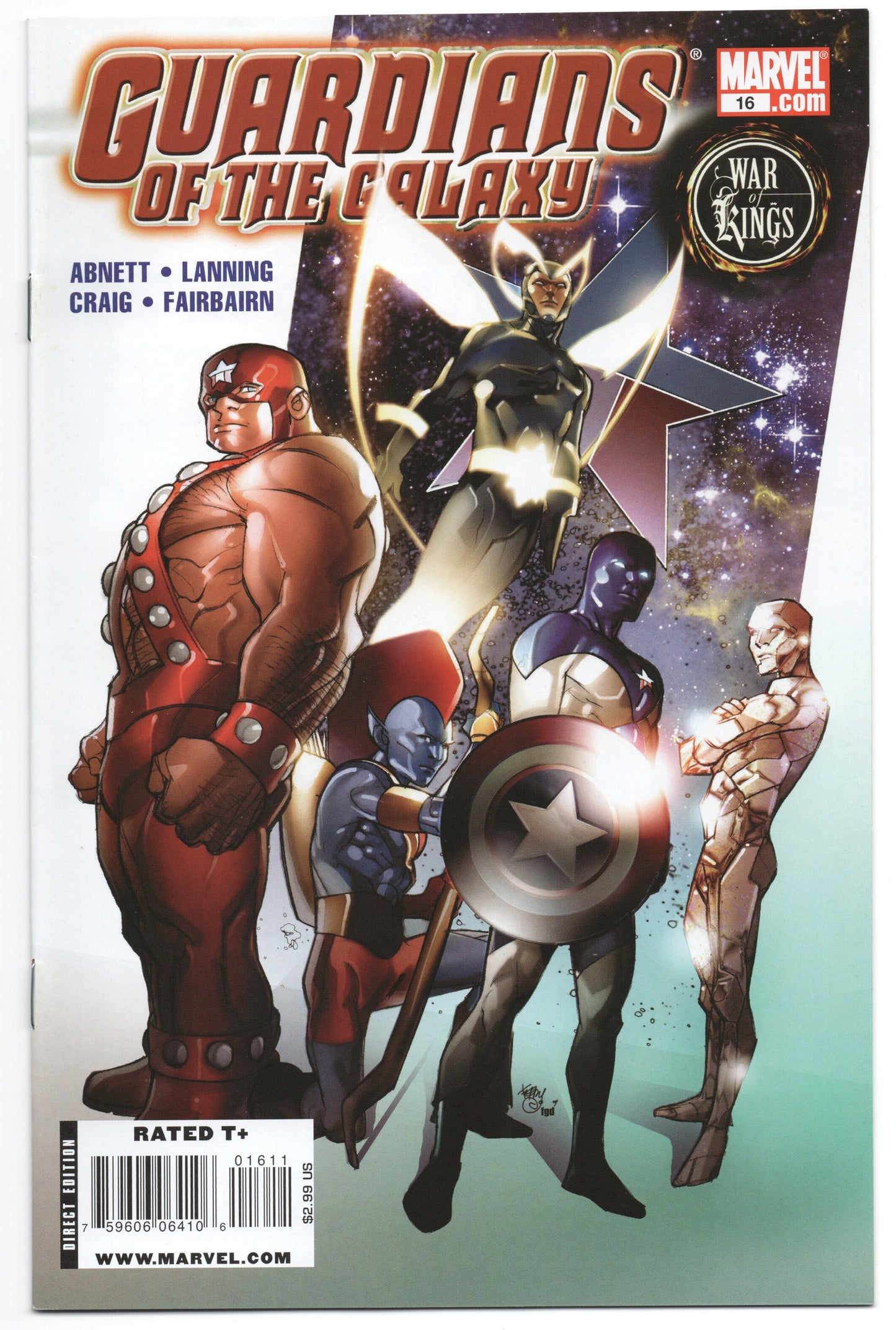 Guardians Of The Galaxy 16 2nd Series Marvel 2009 NM Pasqual Ferry War Of Kings