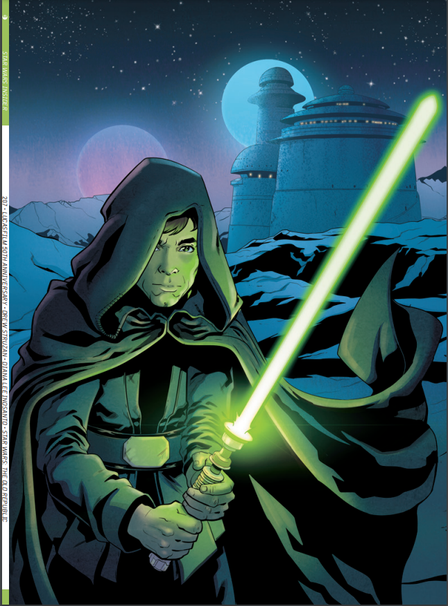 Star Wars Insider #207 Glow in the Dark Virgin Luke Skywalker Variant (12/08/2021) Titan