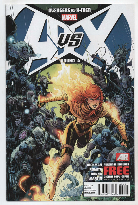 Avengers VS X-Men 4 A Marvel 2012 NM AVX Jim Cheung Hope Summers