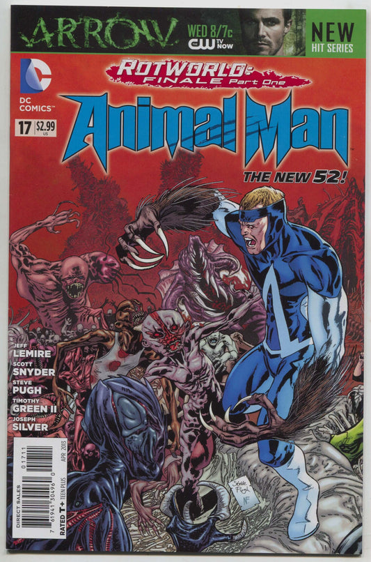 Animal Man 17 2nd Series DC 2011 NM Steve Pugh