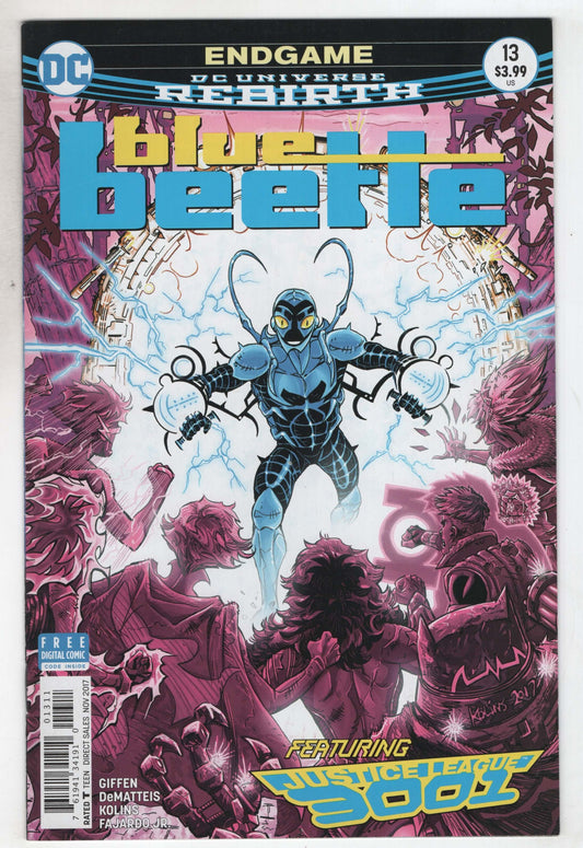 Blue Beetle #13 DC 2016 Scott Kolins Keith Giffen Rebirth