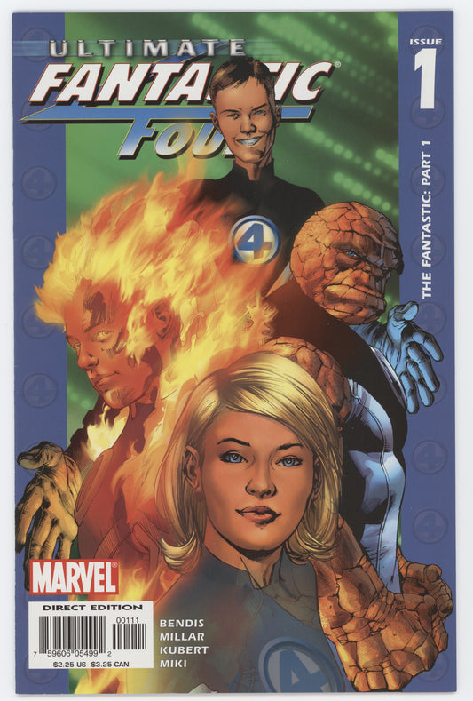 Ultimate Fantastic Four 1 Marvel 2004 NM Bryan Hitch Brian Michael Bendis