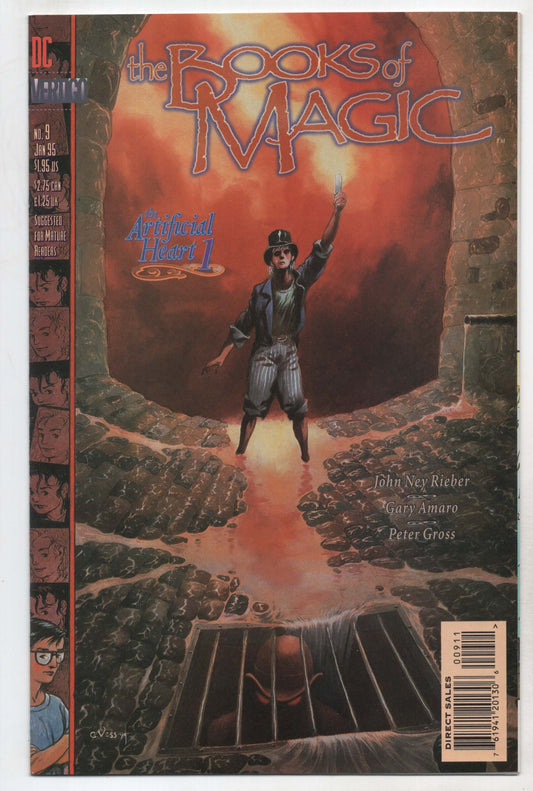 Books Of Magic 9 DC Vertigo 1995 NM Tim Hunter Charles Vess