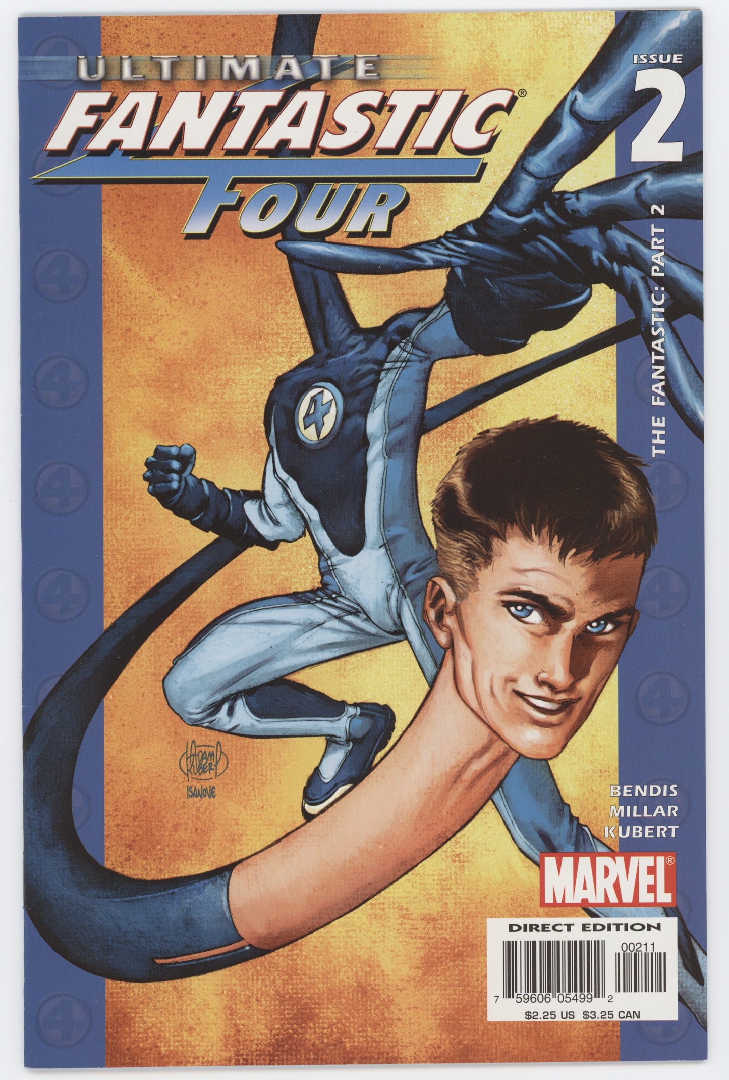 Ultimate Fantastic Four 2 Marvel 2004 NM Bryan Hitch Brian Michael Bendis