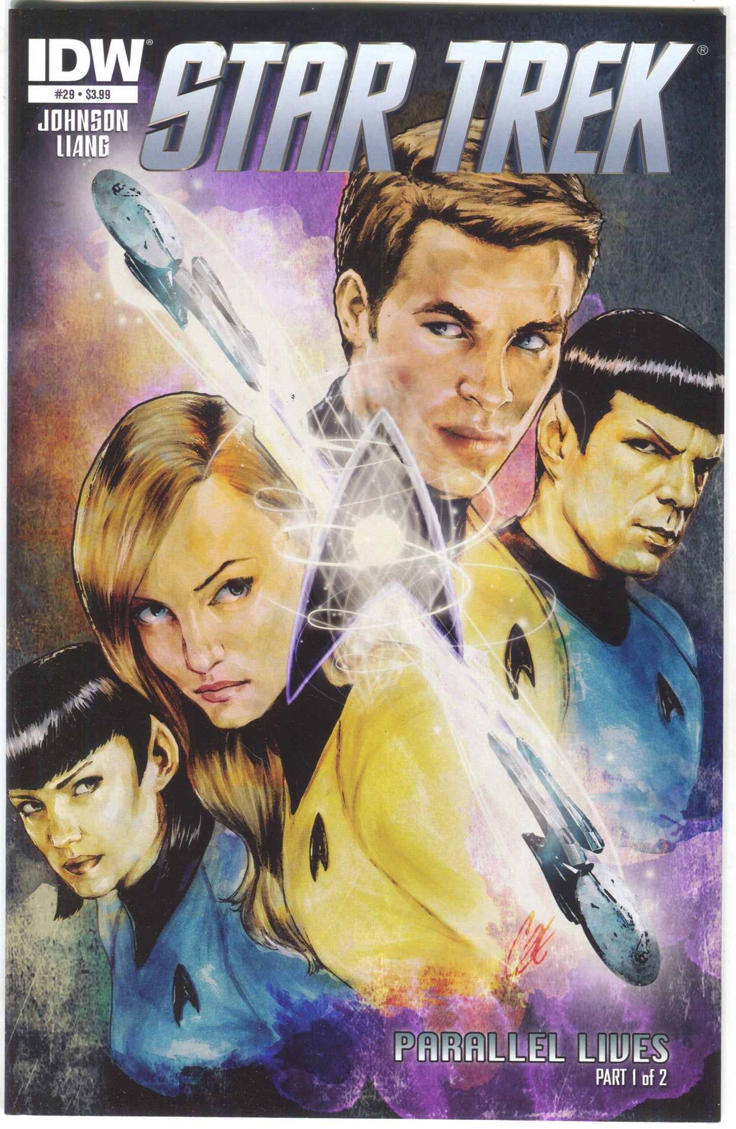 Star Trek 29 A IDW 2014 NM Cat Staggs