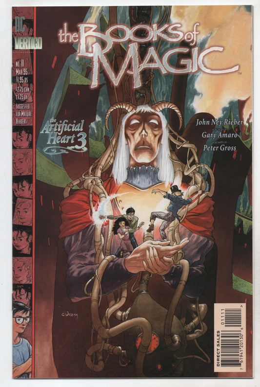 Books Of Magic 11 DC Vertigo 1995 NM Tim Hunter Charles Vess