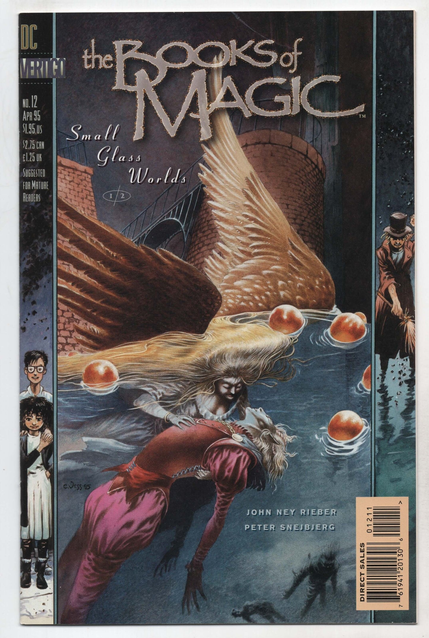 Books Of Magic 12 DC Vertigo 1995 NM Tim Hunter Charles Vess