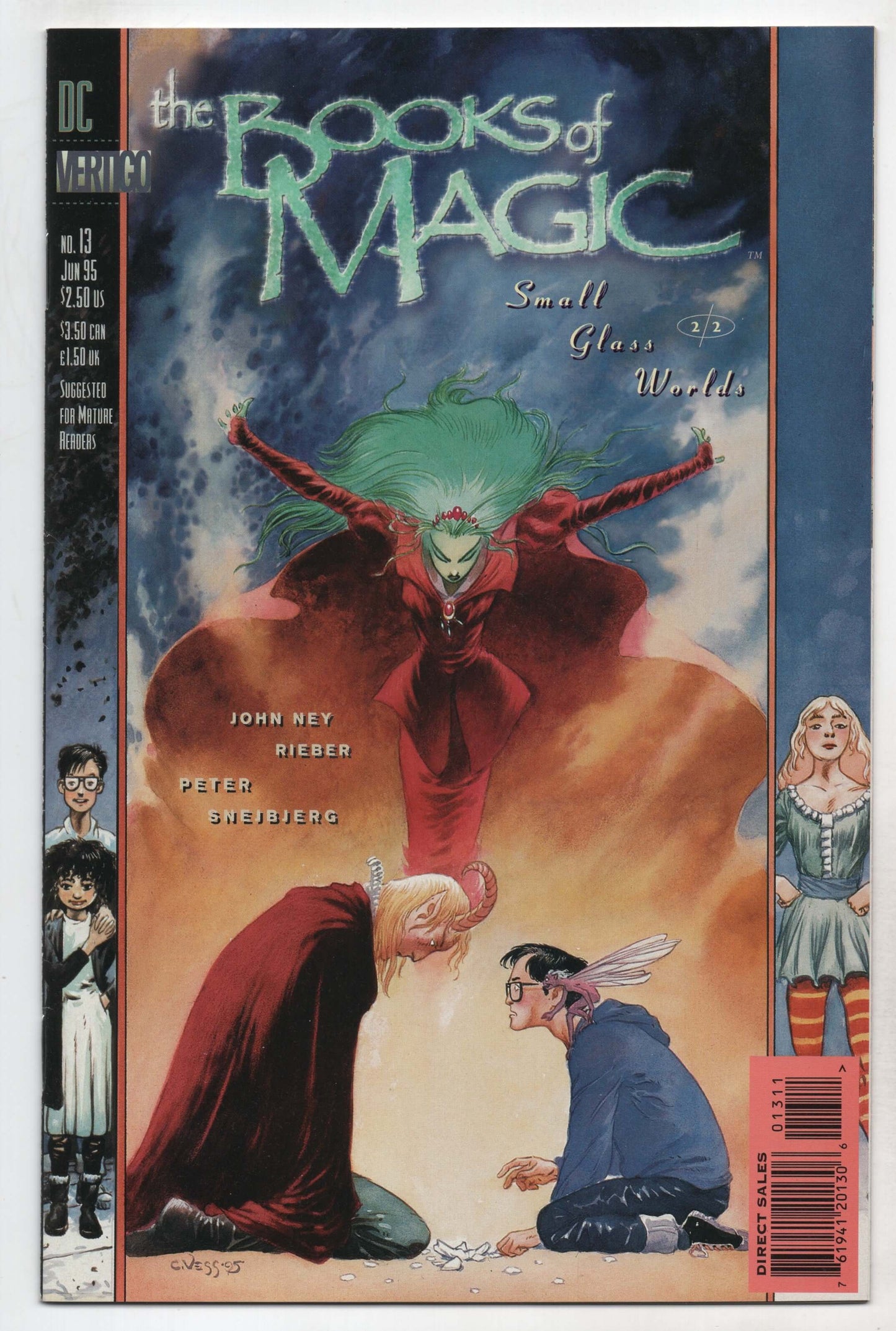 Books Of Magic 13 DC Vertigo 1995 NM Tim Hunter Charles Vess