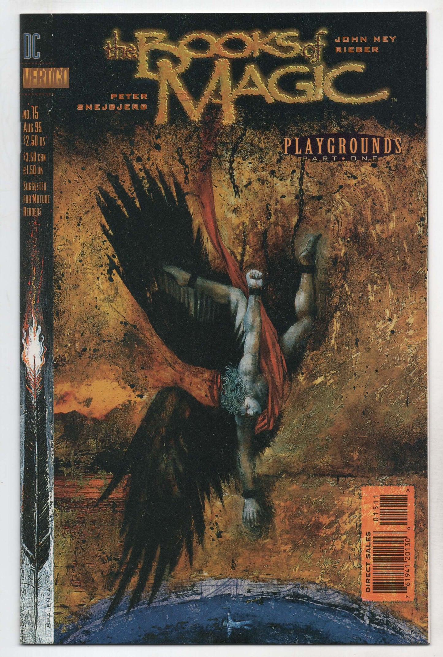 Books Of Magic 15 DC Vertigo 1995 NM Tim Hunter