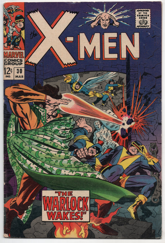 Uncanny X-Men 30 Marvel 1967 FN Warlock Jack Kirby