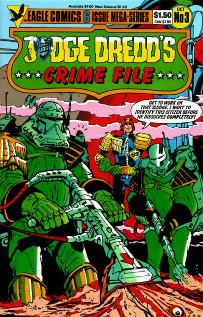 Judge Dredd Crime File 3  Eagle Comics 1985 2000AD