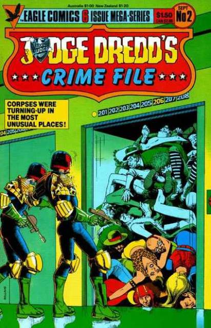 Judge Dredd Crime File 2  Eagle Comics 1985 2000AD