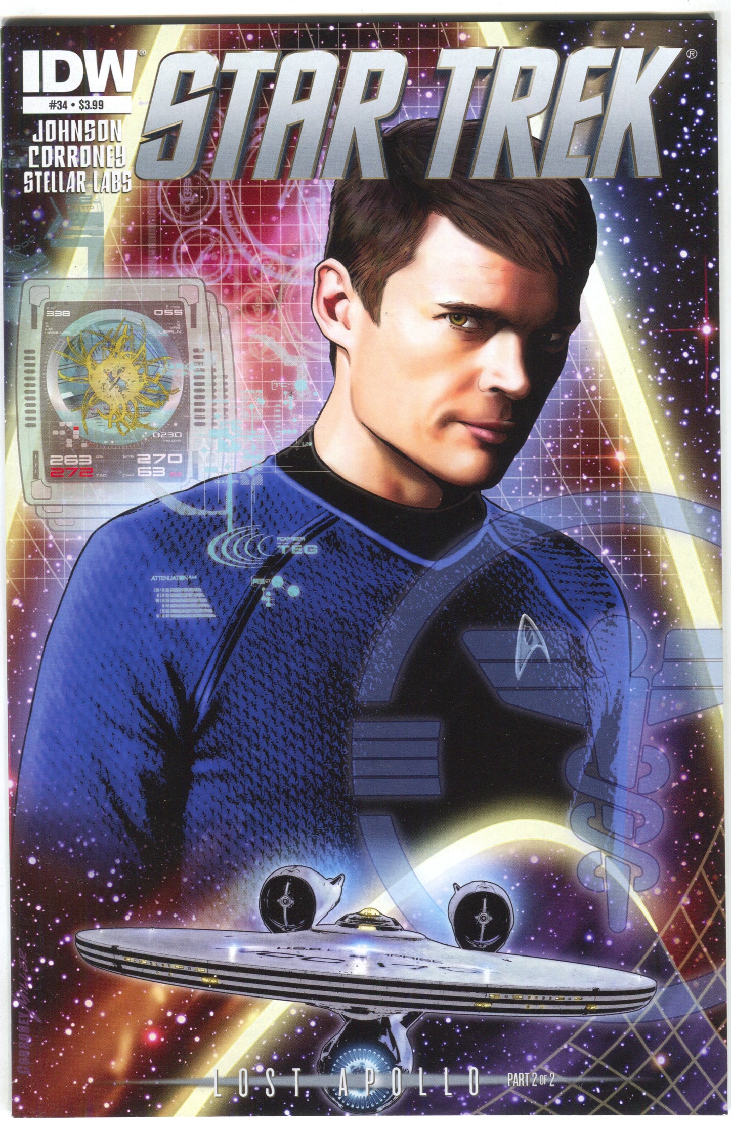 Star Trek 34 A IDW 2014 VF Joe Corroney