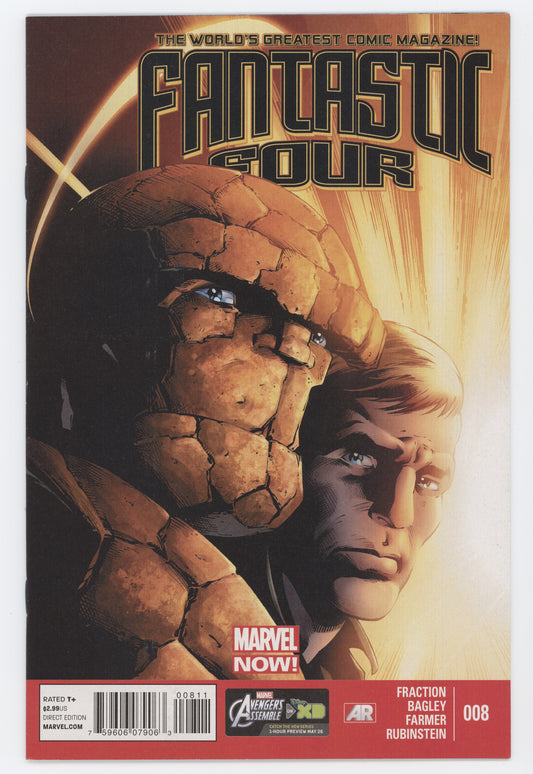 Fantastic Four #8 4th Series Marvel 2013 Mark Bagley Matt Fraction